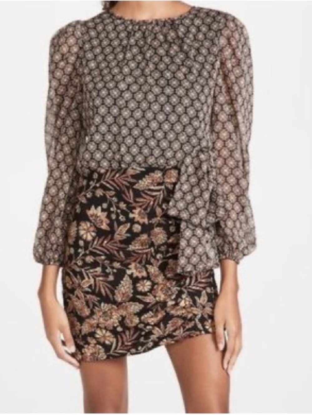 MISA LOS ANGELES Amber Mini Dress Sz M Fall 2019 Collection MSRP $326 Like New